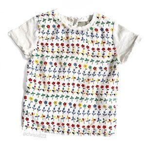 Stella McCartney Kids Floral Tee